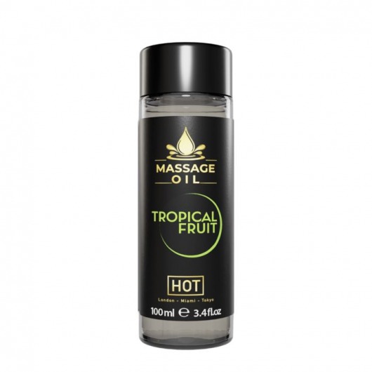 Массажное масло c ароматом тропических фруктов Massage Oil - 100 мл. - HOT - купить с доставкой в Люберцах