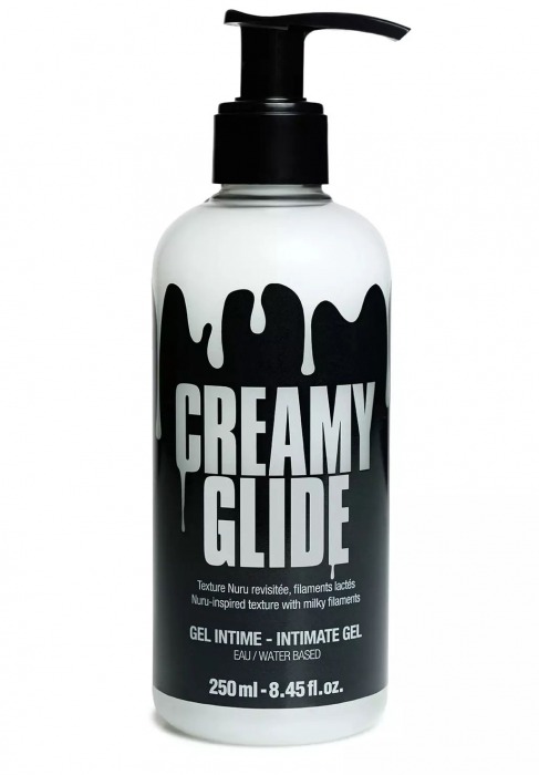 Лубрикант на водной основе Creamy Glide с консистенцией спермы - 250 мл. - Strap-on-me - купить с доставкой в Люберцах