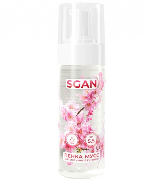 Пенка-мусс для интимной гигиены SGAN с пребиотиками - 150 мл. - SGAN - купить с доставкой в Люберцах
