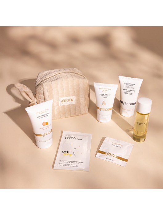 Набор YESforLOV La Trousse Enchantée в бежевой косметичке - YESforLOV - купить с доставкой в Люберцах