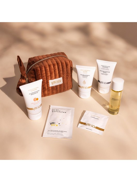 Набор YESforLOV La Trousse Enchantée в коричневой косметичке - YESforLOV - купить с доставкой в Люберцах