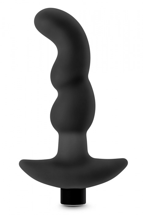 Черный вибромассажер простаты Prostate Massager 03 - 15,2 см. - Blush Novelties - в Люберцах купить с доставкой
