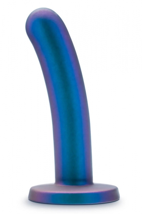 Синяя насадка с гладкой поверхностью Surrender 5.75 Inch Intermediate Pegging Dildo - 14,6 см. - Blush Novelties - купить с доставкой в Люберцах