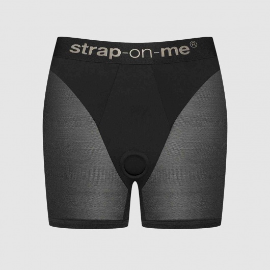 Трусики-шорты для фиксации насадок Strap-on-me Harness Lingerie Halo - size XS - Strap-on-me - купить с доставкой в Люберцах