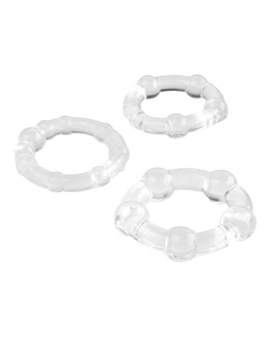 Набор из 3 эрекционных прозрачных колец - Boys of Toys - в Люберцах купить с доставкой