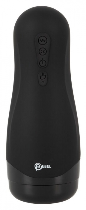 Черный вибромастурбатор с подогревом Masturbator with 3 Functions - Orion - в Люберцах купить с доставкой