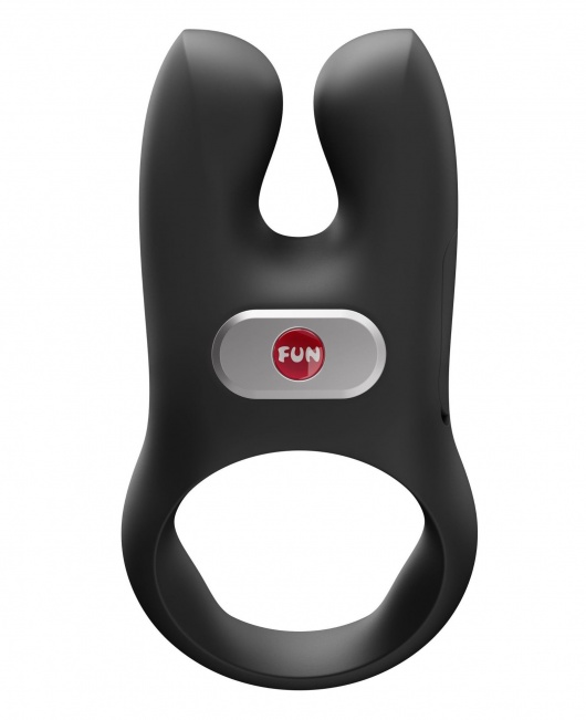 Черное эрекционное виброкольцо Nos - Fun Factory - в Люберцах купить с доставкой