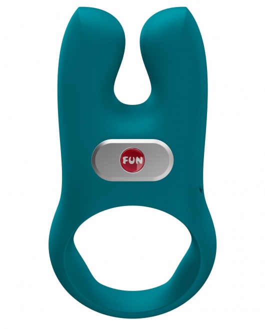 Зеленое эрекционное виброкольцо Nos - Fun Factory - в Люберцах купить с доставкой