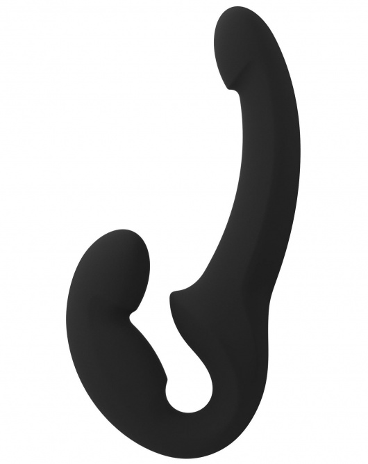 Черный безремневой страпон Share Lite - Fun Factory - купить с доставкой в Люберцах