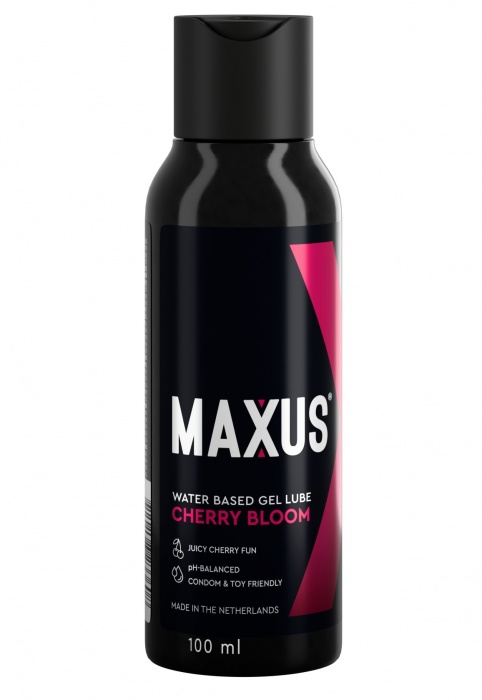 Лубрикант на водной основе MAXUS Cherry Bloom - 100 мл. - Maxus - купить с доставкой в Люберцах