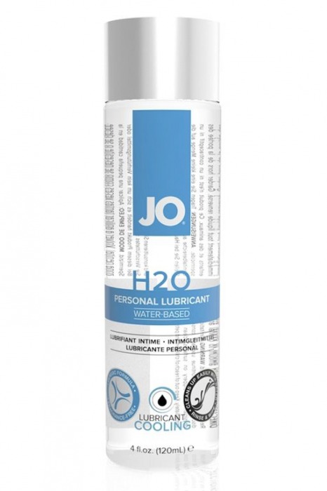 Охлаждающий лубрикант на водной основе JO Personal Lubricant H2O COOLING - 120 мл. - System JO - купить с доставкой в Люберцах