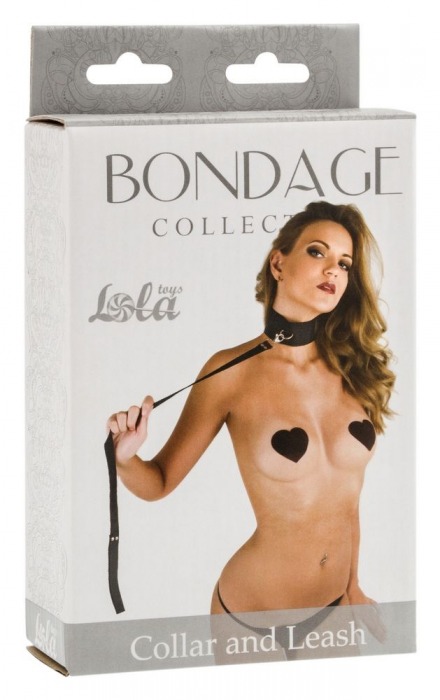 Ошейник Bondage Collection Collar and Leash Plus Size - Lola Games - купить с доставкой в Люберцах