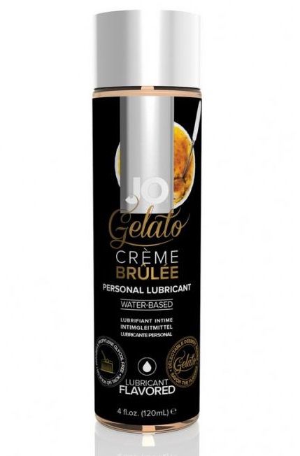 Лубрикант с ароматом крем-брюле JO GELATO CREME BRULEE - 120 мл. - System JO - купить с доставкой в Люберцах