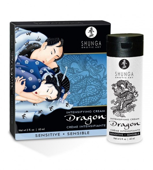 Интимный мужской крем SHUNGA DRAGON SENSITIVE - 60 мл. - Shunga - купить с доставкой в Люберцах