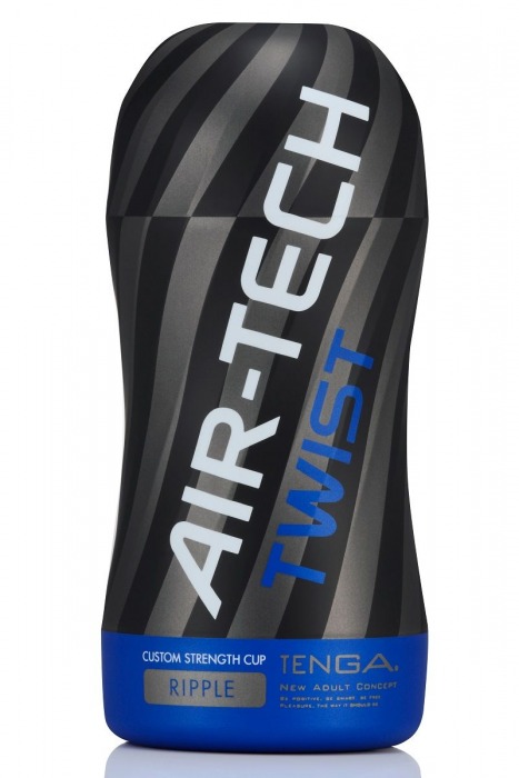 Мастурбатор с регулируемой плотностью обхвата Custom Strength CUP Twist Ripple - Tenga - в Люберцах купить с доставкой