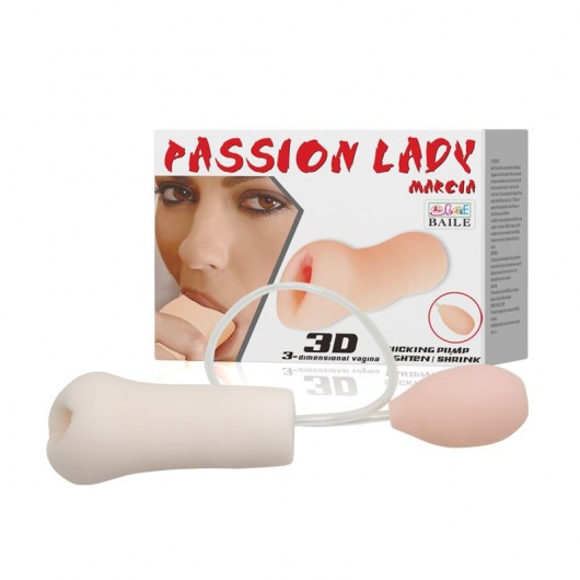 Мастурбатор Passion Lady Marcia с грушей для имитации посасывания - Baile - в Люберцах купить с доставкой