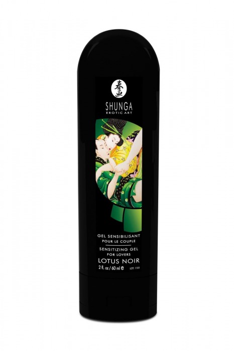 Интимный гель для пар, усиливающий наслаждение, Lotus Noir - 60 мл. - Shunga - купить с доставкой в Люберцах