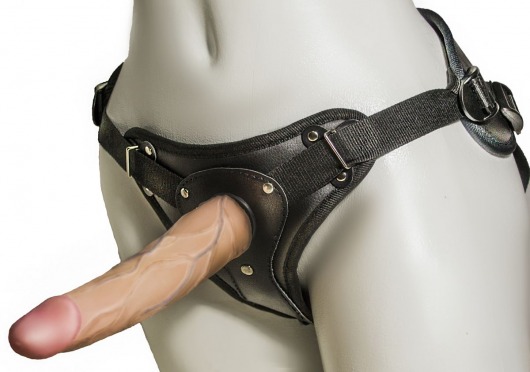 Женский страпон с вагинальной пробкой Woman Strap - 18 см. - LOVETOY (А-Полимер) - купить с доставкой в Люберцах