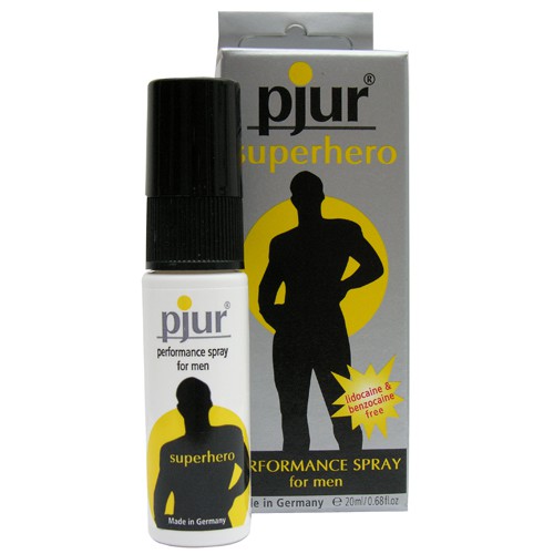 Пролонгирующий мужской спрей pjur SUPERHERO spray - 20 мл. - Pjur - купить с доставкой в Люберцах
