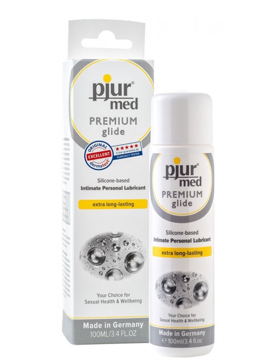 Гипоаллергенный силиконовый лубрикант pjur MED Premium glide - 100 мл. - Pjur - купить с доставкой в Люберцах