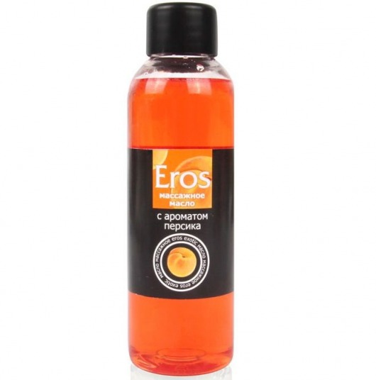 Массажное масло Eros exotic с ароматом персика - 75 мл. - Биоритм - купить с доставкой в Люберцах