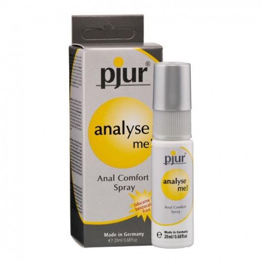 Обезболивающий анальный спрей pjur ANALYSE ME - 20 мл. - Pjur - купить с доставкой в Люберцах