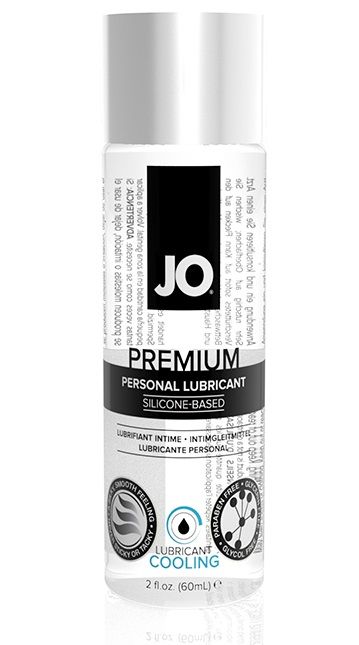 Охлаждающий лубрикант на силиконовой основе JO Personal Premium Lubricant Cooling - 60 мл. - System JO - купить с доставкой в Люберцах