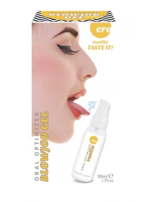 Увлажняющий гель для орального секса с ароматом ванили - 50 мл. - Ero - купить с доставкой в Люберцах