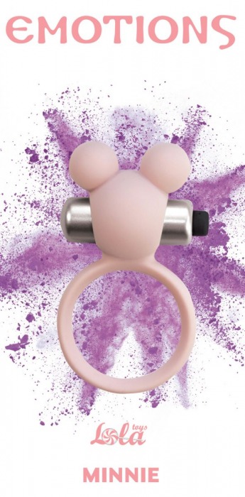 Розовое эрекционное виброколечко Emotions Minnie Light pink - Lola Games - в Люберцах купить с доставкой