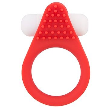 Красное эрекционное кольцо LIT-UP SILICONE STIMU RING 1 RED - Dream Toys - в Люберцах купить с доставкой