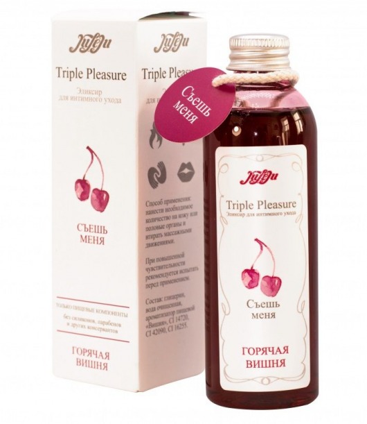 Эликсир Triple Pleasure  Горячая вишня  - 130 гр. - JULEJU - купить с доставкой в Люберцах