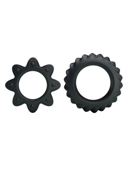 Набор ребристых эрекционных колец Ring Flowering - Baile - в Люберцах купить с доставкой