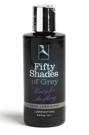Лубрикант на водной основе Ready for Anything Aqua Lubricant - 100 мл. - Fifty Shades of Grey - купить с доставкой в Люберцах