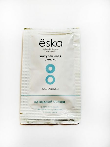 Натуральный лубрикант на водной основе Ёska - 7 мл. - Eska - купить с доставкой в Люберцах