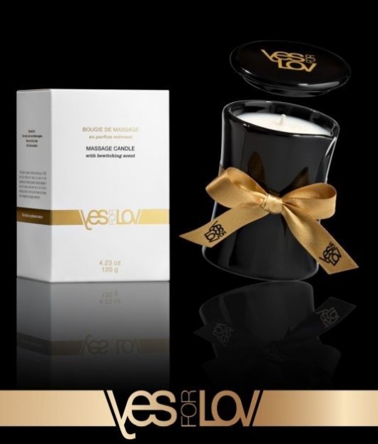 Массажная аромасвеча BEWITCHING MASSAGE CANDLE - 120 мл. - YESforLOV - купить с доставкой в Люберцах