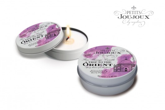 Массажная свеча Petits Joujoux Orient с ароматом граната и белого перца - 33 гр. - MyStim - купить с доставкой в Люберцах