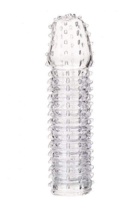 Прозрачная закрытая насадка на пенис TOYFA A-Toys - 15,2 см. - A-toys - в Люберцах купить с доставкой