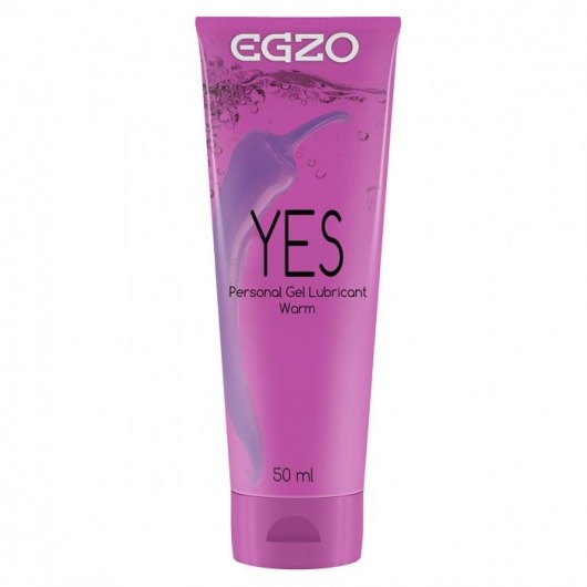 Согревающий лубрикант на водной основе Egzo Yes - 50 мл. - EGZO - купить с доставкой в Люберцах