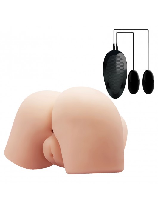 Вагина и попка с вибрацией CRAZY BULL - Baile - в Люберцах купить с доставкой