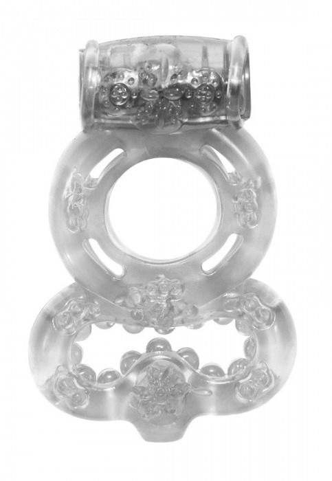 Прозрачное эрекционное кольцо Rings Treadle с подхватом - Lola Games - в Люберцах купить с доставкой