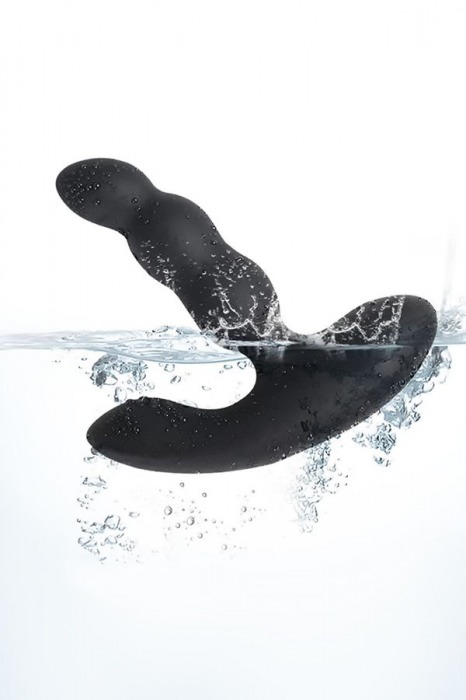 Черный силиконовый стимулятор простаты Levett Nitoc с пультом ДУ - Levett - в Люберцах купить с доставкой