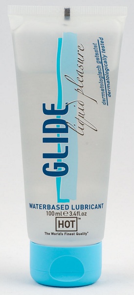 Интимная смазка на водной основе Glide - 100 мл. - HOT - купить с доставкой в Люберцах