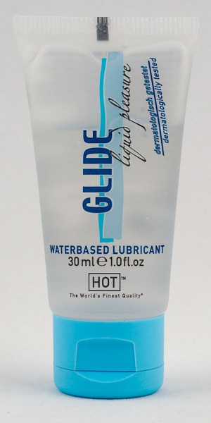 Интимная смазка на водной основе Glide - 30 мл. - HOT - купить с доставкой в Люберцах