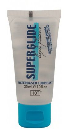Гель-смазка на водной основе для чувствительной кожи Superglide - 30 мл. - HOT - купить с доставкой в Люберцах
