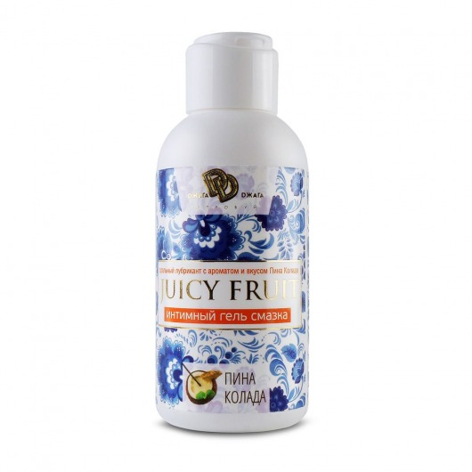 Интимный гель на водной основе JUICY FRUIT с ароматом пина колада - 100 мл. - БиоМед - купить с доставкой в Люберцах
