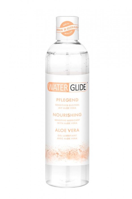 Лубрикант на водной основе с алоэ вера NOURISHING - 300 мл. - Waterglide - купить с доставкой в Люберцах