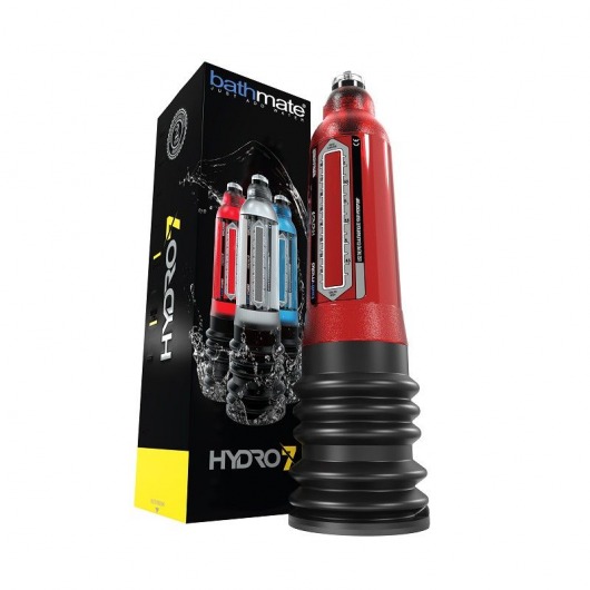 Красная гидропомпа HYDRO7 - Bathmate - в Люберцах купить с доставкой