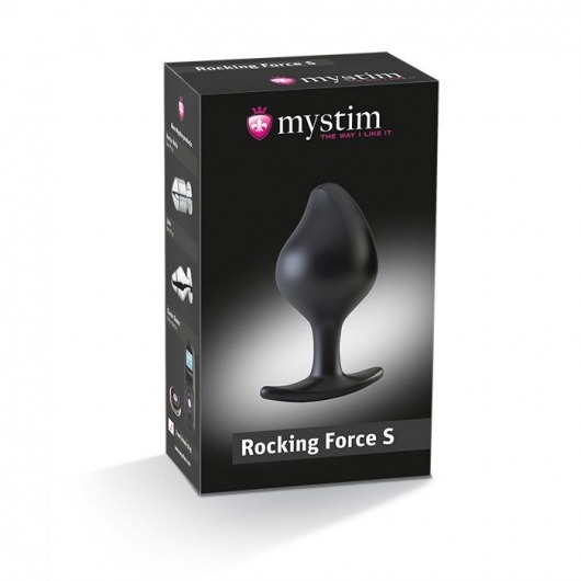 Анальная пробка Rocking Force S для электростимуляции - 9,5 см. - MyStim - купить с доставкой в Люберцах