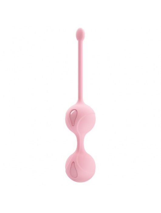 Нежно-розовые вагинальные шарики Kegel Tighten Up I - Baile