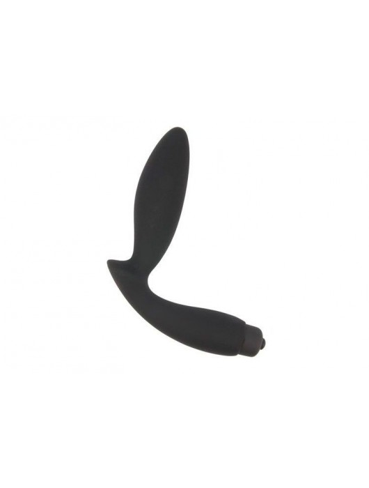 Чёрный вибростимулятор простаты Sex Expert Vibe Pleasure - Sex Expert - в Люберцах купить с доставкой